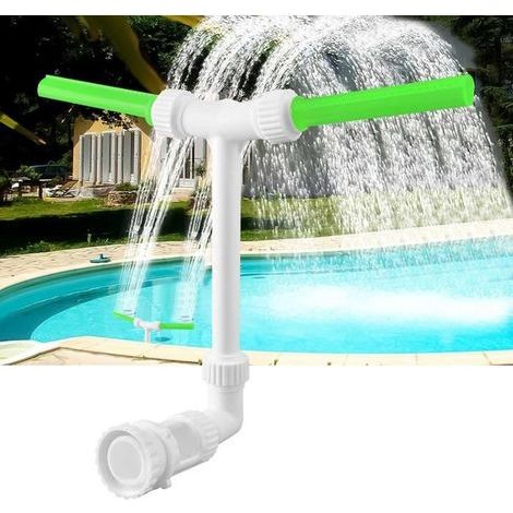 360° verstellbarer Poolbrunnen, Doppelstrahl-Poolzubehör – Wasserfallbrunnen – 2-in-1 verstellbarer Poolbrunnen (1/5)