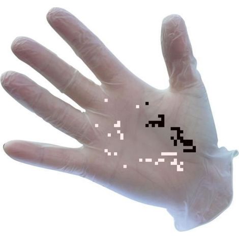 Gants Vinyle Non Poudrés - PVC Haute Qualité - Usage Unique Intérieur - Certifiés CE Food Safe et Cat 1 - 100 Pièces (1/2)