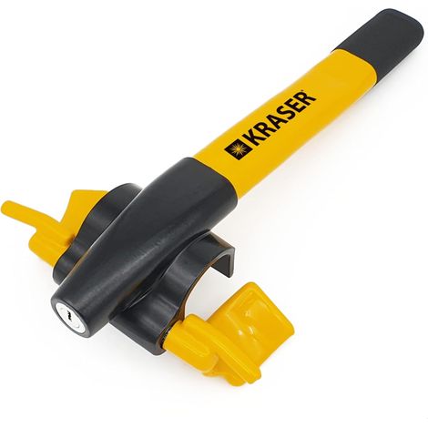 1 Canne Antivol Voiture, Acier Haute Performance, Serrure Sans Clé, Universel Auto Camping-car Fourgon