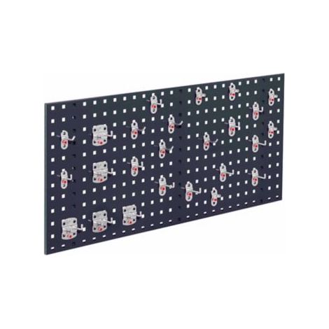 Kappes ®RasterPlan Einsteigerset 8 1x Lochplatte 1000x450mm 1x Werkzeughaltersortiment 25-teilig Anthrazitgrau RAL 7016
