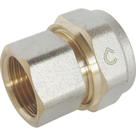 Raccord droit à visser pour tube Multicouche Ø20-F15/21 (1/4)