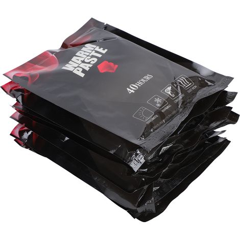 Lot de 10 sachets chauffants pour reptiles (tortues, araignées, scorpions) - Pâte chauffante de transport - 40 h (1/5)