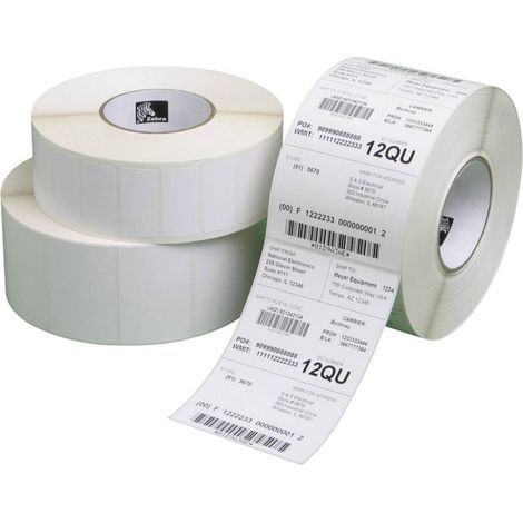 Zebra Rouleau d'étiquettes 57 x 32 mm papier à impression thermique directe blanc 25200 pc(s) décollable 800262-127 Eti