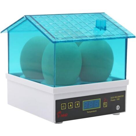 Incubateur d'Oeufs Automatique Intelligent Incubateur 4 Oeufs Incubateur Volaille Couveuse de Poulets Automatique pour Dindes, Poules, Oiseaux et Autres Oeufs (1/5)