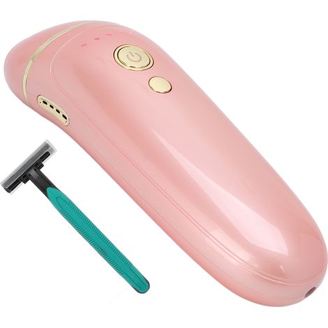 Épilateur IPL Professionnel à Usage Domestique - Appareil d'Épilation Lumière Pulsée pour Corps et Visage - Sans Douleur, Prise UE, Design Rose Doré (1/5)