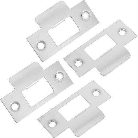 de renfort de serrure en acier inoxydable 4 pièces plaque de (1/5)