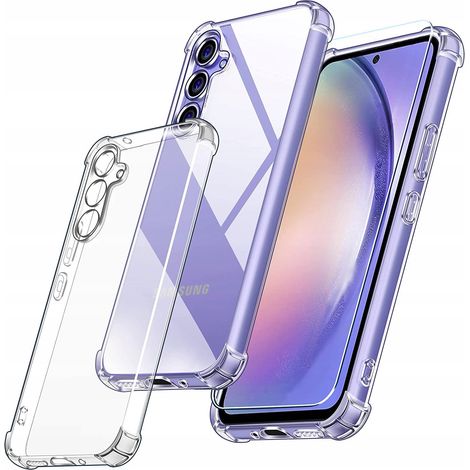 Custodia trasparente rinforzata antiurto per Samsung A35 5G + vetro (1/5)