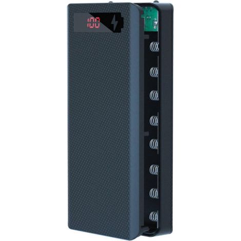 Boîtier de chargeur pour batterie 18650, support de batterie externe DIY pour étui, double port USB, écran LCD numérique (1/5)
