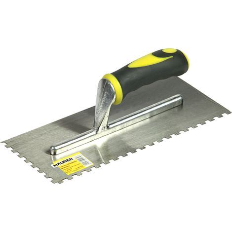 FRATTONE IN ACCIAIO DENTATO 280X120MM- DENTATURA SINISTRA 10X10MM-MAURER