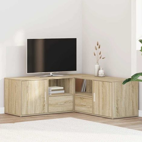 Eckregal Sonoma-Eiche 200x40x45 cm Holzwerkstoff vidaXL (1/5)