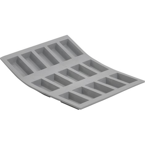 De Buyer - Moule pour 15 mini financier en silicone elastomoules (1/2)