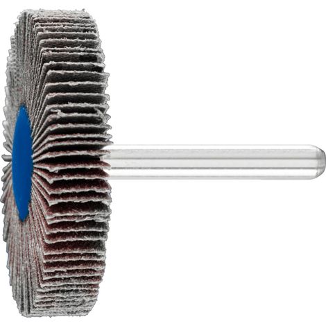 PFERD TOOLS Korund Fächerschleifer F Ø 50x10mm Schaft-Ø 6 mm A80 für Feinschliff und Finish 10 Stk