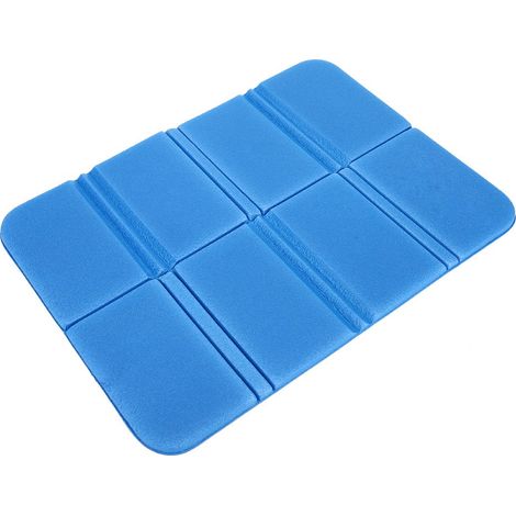 Housse de coussin pliable bleue, tapis de pique-nique imperméable portable, siège pliant pour extérieur (1/3)