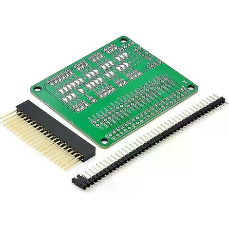 Raspberry Pi LED-Testplatine IO-Platine GPIO-Schnittstellen-Erweiterungsplatine (1/4)