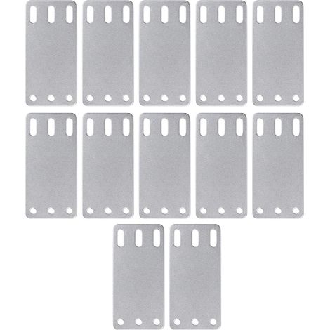 12 Plaques de support E-camion - Plaques métalliques durables, pièces de montage fixe à cargaison Des outils pratiques qui peuvent être utilisés pour aider à l'embrimerie électronique dans de grands (1/5)