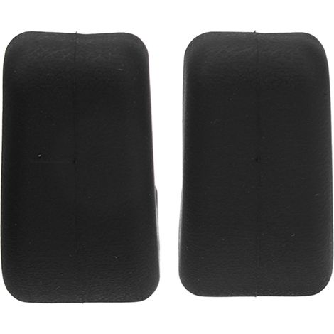 Paar Schutzabdeckungen für die Abschlepphaken an der Stoßstange, kompatibel mit Wrangler JK JL Gladiator TJ 2007-2023, schwarz. (1/5)