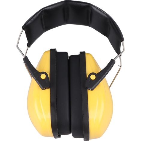 Casque antibruit bébé jaune, protection auditive pliable et réglable, serre-tête confortable pour nourrisson, réduction efficace du bruit. (1/5)
