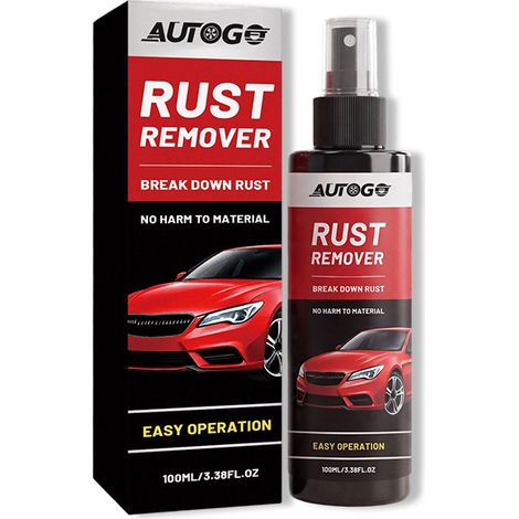 AUTOGO Rostentfernungs- und Reinigungsspray für Kfz-Metallteile – Rostentfernung, Reinigung, Rostvorbeugung und Pflege (1/5)