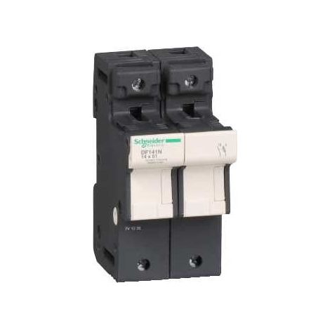 PORTE-FUS 1P/N 50A POUR FUSIBLE 14 X 51 MM - DF141N