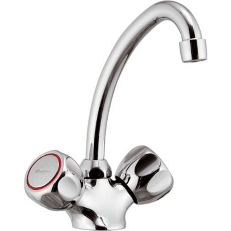 MISCELATORE MONOFORO LAVELLO LINEA DOMINO Cromo