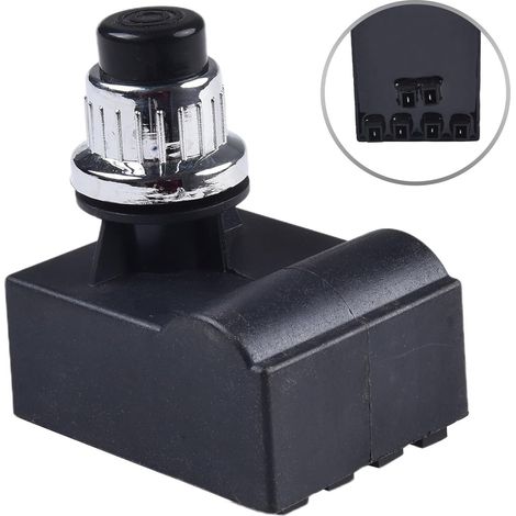 Allumeur à gaz pour barbecue à gaz, allumage piézoélectrique 6 sorties, bouton poussoir AA (non inclus), allumeur de rechange pour les barbecues à gaz et appareils électroménagers, noir