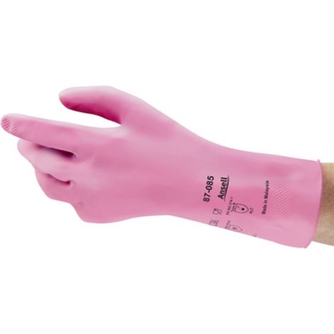 Ansell 87085095 AlphaTec® Baumwollvelour Chemiekalienhandschuh Größe (Handschuhe): 10 EN 388:2016, E (1/4)