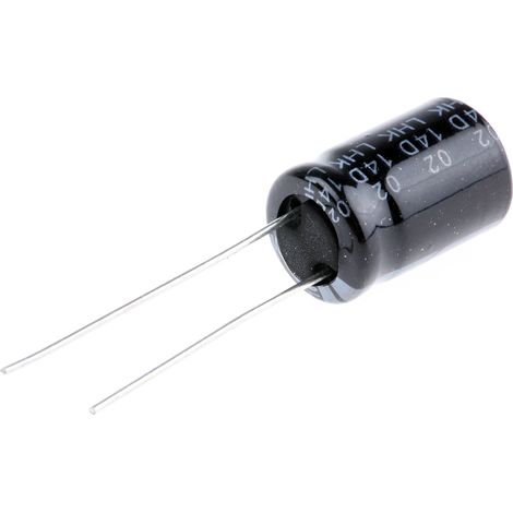 Rs Pro – Condensateur 10µF 400V c.c. – Electrolytique traversant 10mm x 15mm – Température d'utilisation -25°C – Performance fiable et durable (1/2)