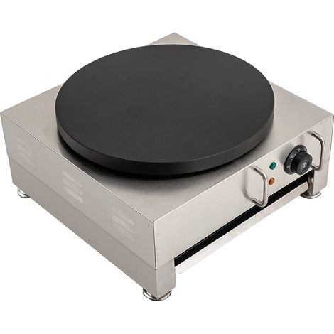 Crêpière Électrique, Puissance de 2800W, Température Réglable de 50 à 300°C, Diamètre de 16 Pouces, Tension de 220V, Revêtement Antiadhésif (1/5)