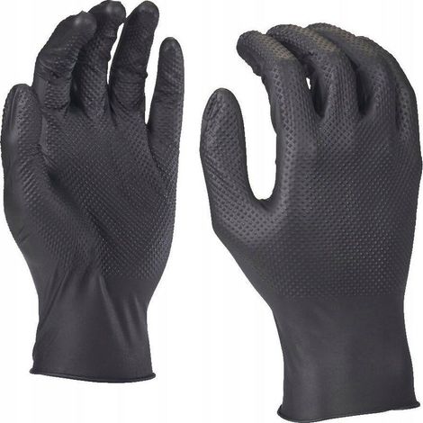 Milwaukee Guantes de protección de nitrilo talla M lote 50