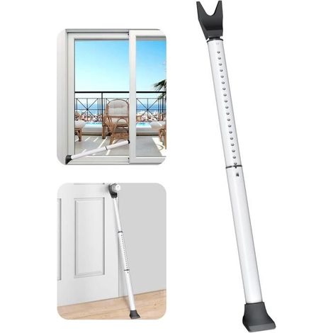Butée de porte robuste – Butée de porte de sécurité améliorée avec base en caoutchouc antidérapante, cale réglable pour apparteme (1/5)