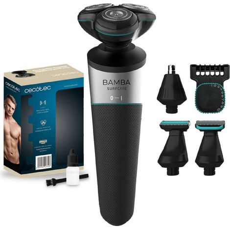 Cecotec Rasoir Multigrooming 5 en 1 PrecisionCare Multigrooming 5in1. Batterie au Lithium, Autonomie 60 min