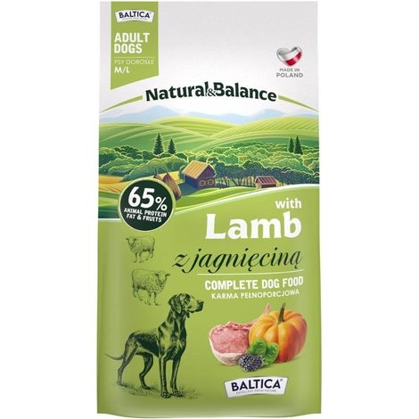 BALTICA NATURAL&BALANCE Lamb M/L 3kg (1/2)