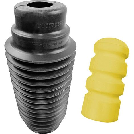 2 piezas 503370 525431 Amortiguador delantero de goma + bloque amortiguador de suspensión para Peugeot 307 308 408 3008 Citroën C4L (1/5)