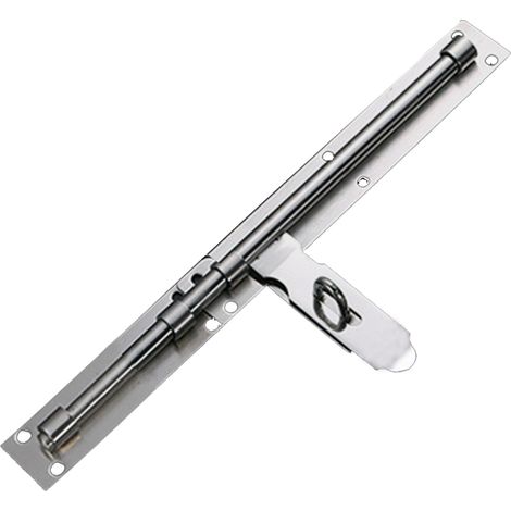Verrou de Porte en Acier Inoxydable, Verrou de Porte à Boulon Coulissant, Verrou de Porte Antivol, Facile à Installer, Adapté à Toutes Sortes de Portes Intérieures (53.33 cm/16 pouces)
