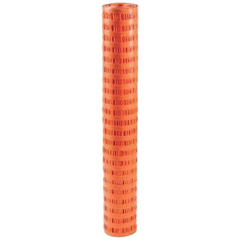 Filet de balisage orange pour chantiers haute résistance anti UV 1mx50m - BARNIER