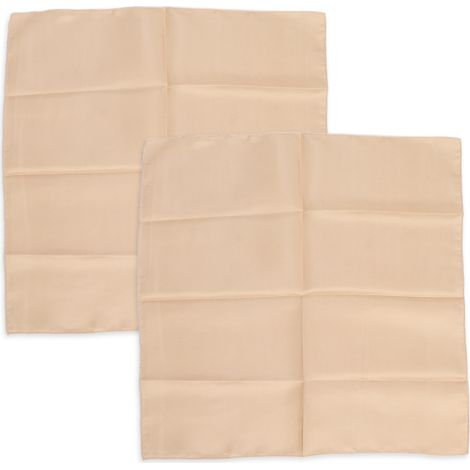 24 serviettes carrées en satin, 17x17 pouces, douces, brillantes, exquises, pour banquet de mariage, dorées.