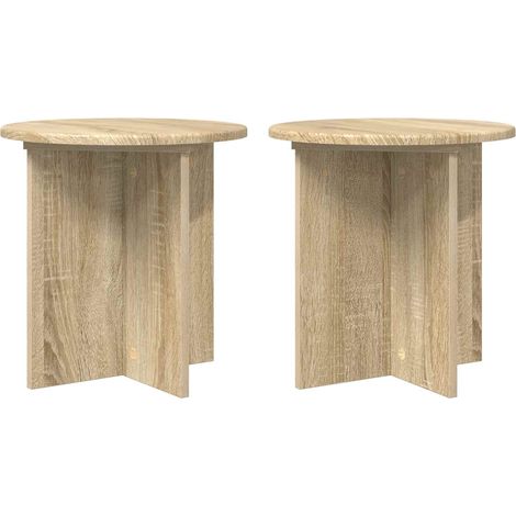 Maison Exclusive - Pflanzenständer 2 pcs Sonoma-Eiche 40 x 40 x 4