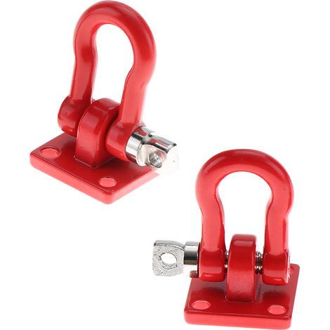 4 Pièces Attrape-Serrure de Sauvetage pour Voiture RC Grimpeuse, Pièces de Rechange Rouges (1/5)
