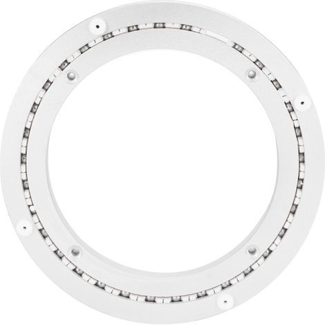 Plateau Tournant Roulement Rotatif en Alliage d'Aluminium Robuste Plaque de Table à Manger Ronde