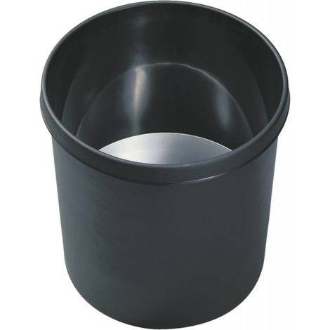 helit papelera 18 l H310xØ295 mm con borde de agarre negro - H61064-95