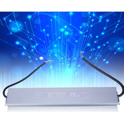 Alimentation secteur/CC à découpage ultra-mince et étanche avec surface anodisée HRUW-360W-24V 170-240 V CA (50/60 Hz) (1/5)