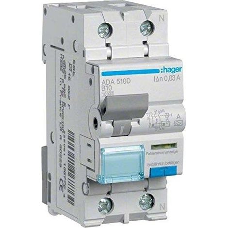 Hager ADA510D Interrupteur différentiel 30 mA 10 kA neutre