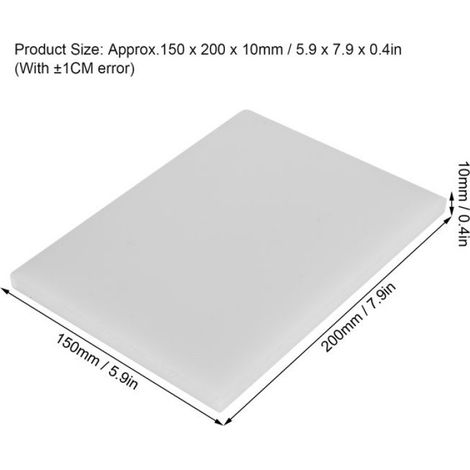 Shipenophy Tapis de coupe en cuir Tapis de découpe en cuir PP panneau en plastique artisanat tampon de chaussures emporte (1/5)