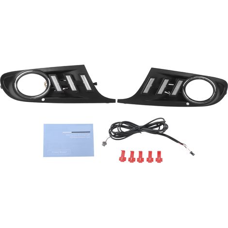 Paar LED-Tagfahrlichter für die vordere Stoßstange, Blinker und Nebelscheinwerfer, 3 Farben, Ersatz für MK6 2009-2013 (1/3)