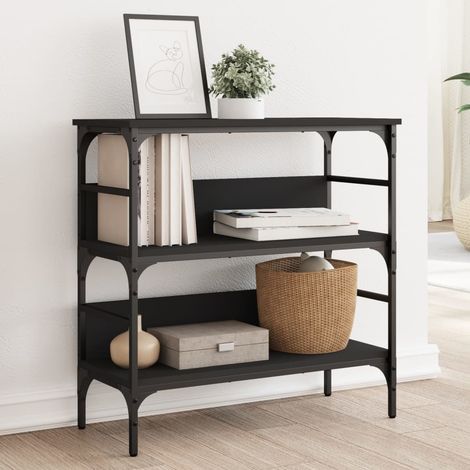 Konsolentisch Schwarz 75x32x75 cm Holzwerkstoff vidaXL (1/5)