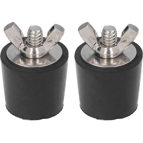 Bouchon Hivernage Piscine 2 Pièces, 25mm Caoutchouc Vis Acier Inoxydable, Bouchon d'Expansion pour Protection Tuyaux Piscine Contre Le Gel (1/5)