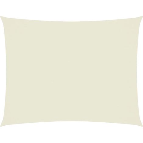 vidaXL Sunshade Sail Oxford Fabric Rectangular 3,5x5 m Cream