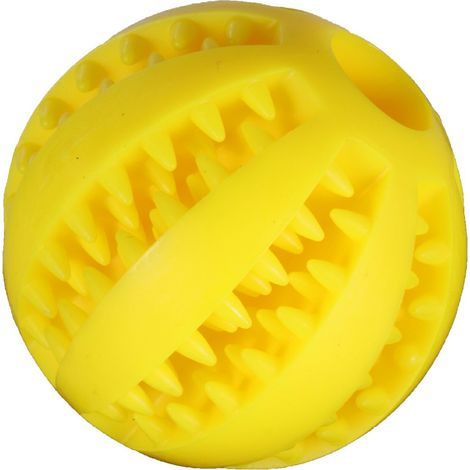Pelota divertida, caucho natural, Ø 5 cm (amarilla) (1/5)