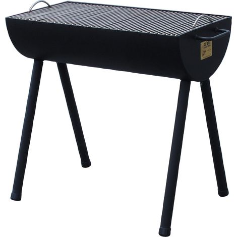 Rumo Barbeque JOEs Half Barrel Grillwanne mit Edelstahlrost JS-33640 (1/2)