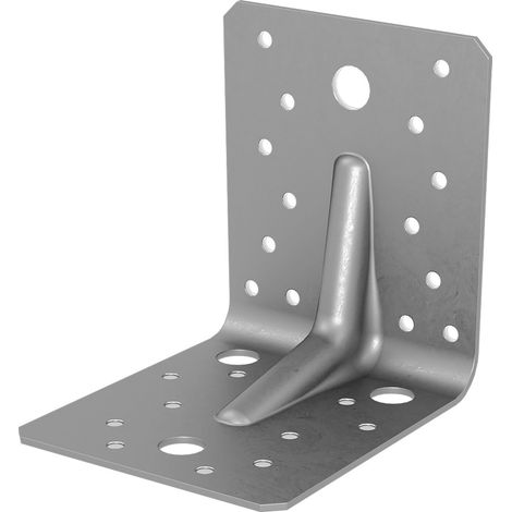 GH Winkelverbinder 105x90x105mm - Befestigungswinkel mit ETA-Bewertung, Eckverbinder Metallwinkel, Stahl feuerverzinkt Greenline - 100 Stück (1/5)